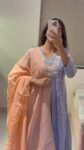 Pastel Lavender Chanderi Set