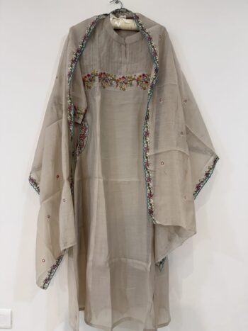 Ivory Chanderi set(pre order-10 days dispatch time)