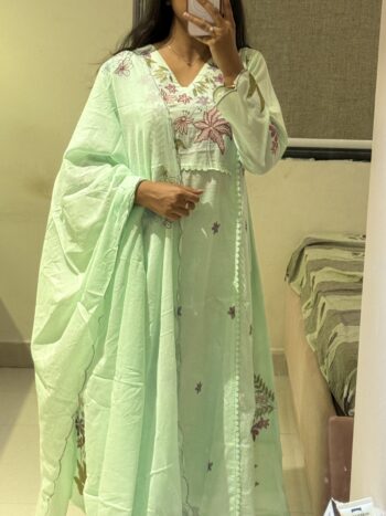 Premium Mulcotton Aline set